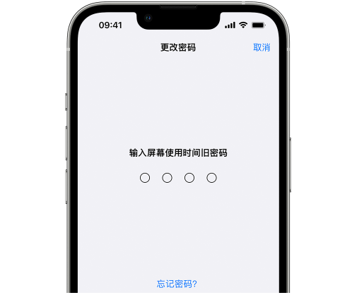 潍坊iPhone屏幕维修分享iPhone屏幕使用时间密码忘记了怎么办 