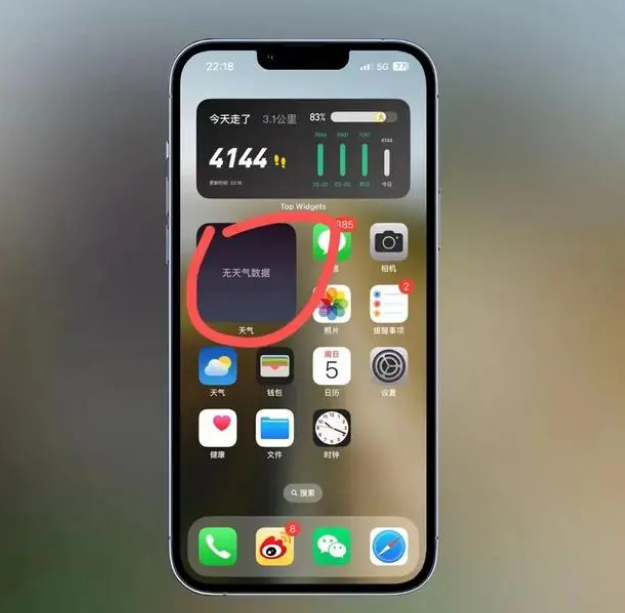 潍坊苹果手机维修分享:iOS16主屏幕天气小组件无法正常工作怎么办？ 