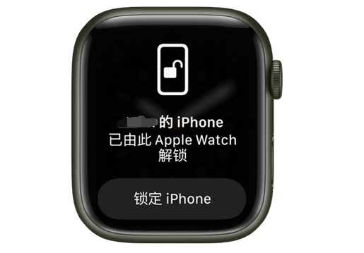 潍坊苹果手机维修分享用 AppleWatch 解锁配备面容 ID 的 iPhone方法 